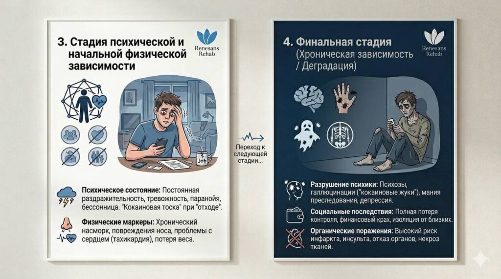 Стадии употребления наркотиков, Рехаб Ренессанс