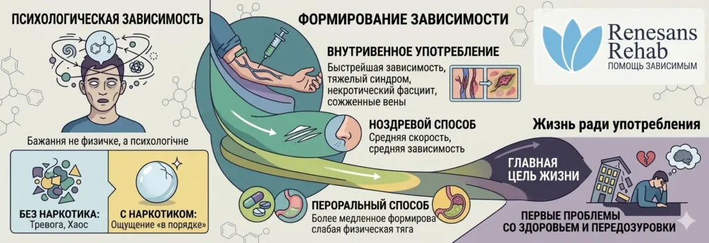Формирование зависимости Мефедрона Рехаб Ренессанс